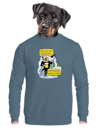 unisex mikina bez kapuce