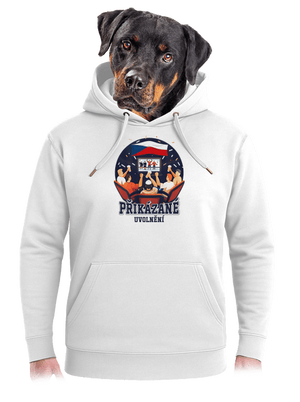 Přikázané uvolnění unisex mikina premium Snowwhite