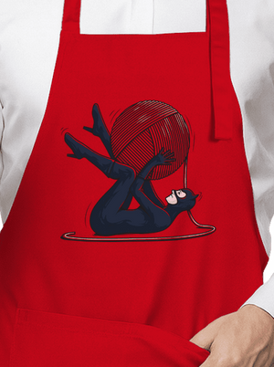 Catwoman zástěra Red