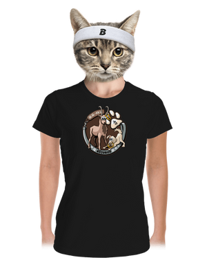 Psí horoskop: Kozoroh dámské sportovní tričko Black