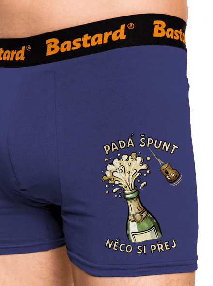Padá špunt boxerky Blue Navy