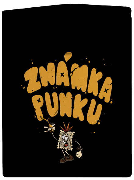 Vylitá známka punku  dámská mikina na zip Black