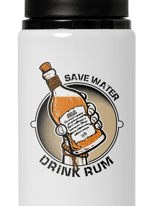 Save Water lahev na vodu White