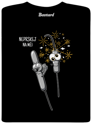 Neprskej na mě pánské tričko Black
