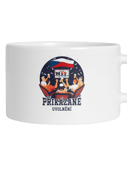 Přikázané uvolnění hrnek makronka White
