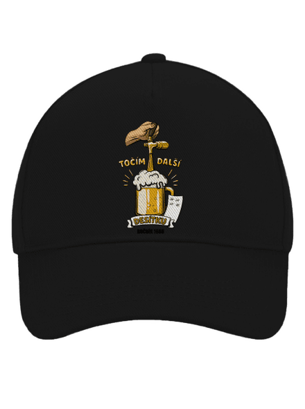Točím další desítku kšiltovka baseballka Black