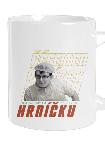 B18: Kluk s řetízkem velký hrnek White