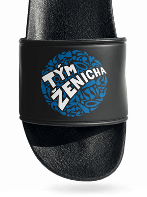 Tým ženicha pantofle Black