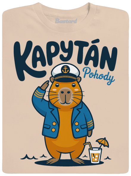 Kapytán pohody pánské tričko Sand
