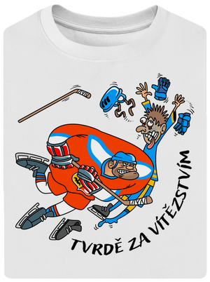 Tvrdě za vítězstvím unisex tričko oversized White