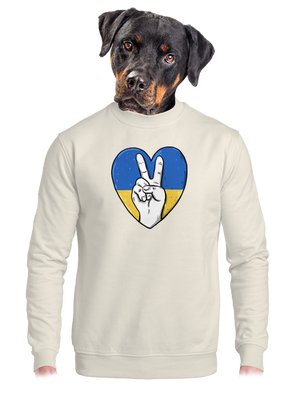 unisex mikina bez kapuce