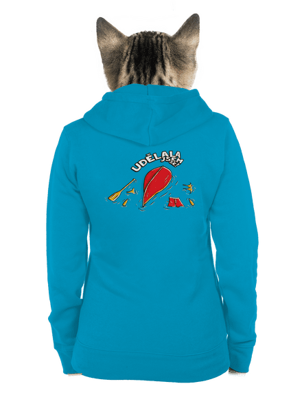 Udělal jsem se dámská mikina na zip Blue Atol