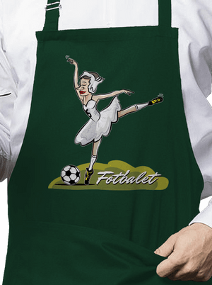 Fotbalet zástěra Bottle Green