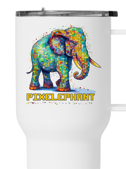 Pixelephant termohrnek White