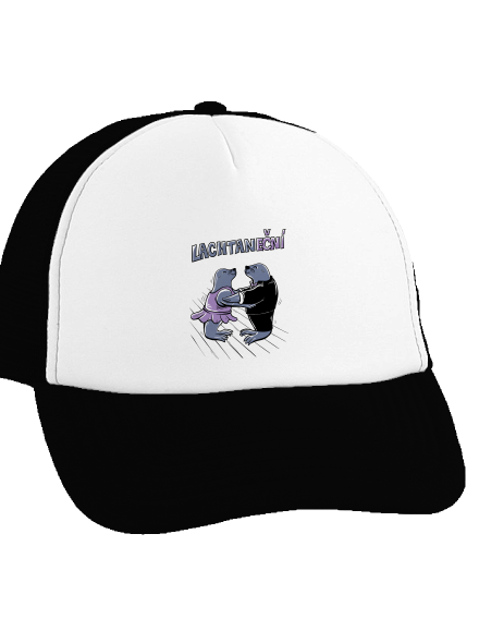 Lachtaneční kšiltovka truckerka Black cap