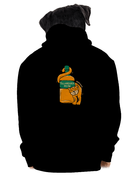 Tullamourek pánská mikina na zip Black