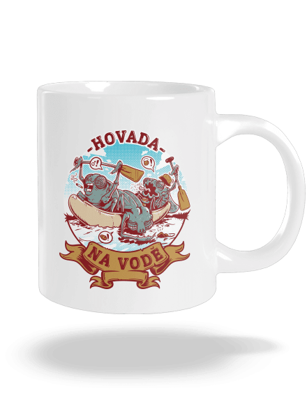 Hovada na vodě velký hrnek White