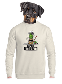 unisex mikina bez kapuce