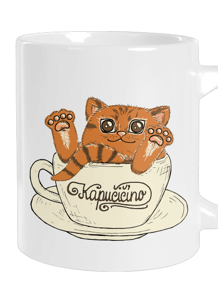 Kapučičíno velký hrnek White