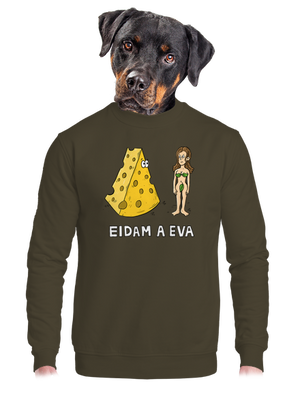 unisex mikina bez kapuce