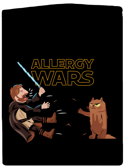 Allergy Wars dámská mikina na zip Black