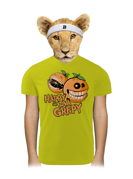 Happy grepy dětské sportovní tričko Neon Yellow