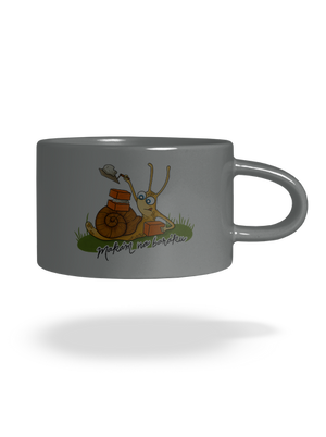 Makám na baráku hrnek makronka Grey Macaron