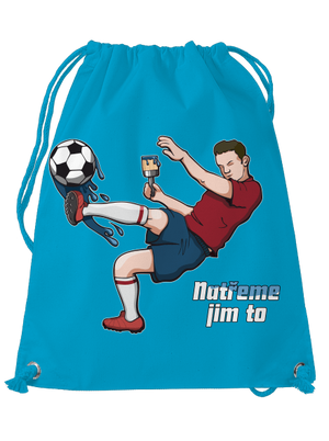 Natřeme jim to - Fotbal vak Blue Atol