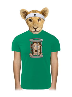 Ježeček v kleci dětské sportovní tričko Kelly Green Mal