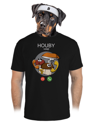 Houby volají pánské sportovní tričko Black