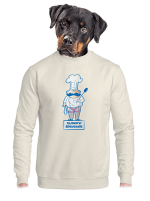 unisex mikina bez kapuce