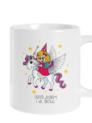 Holka ve škole klasický hrnek White