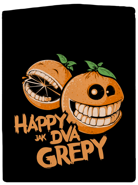 Happy grepy dámská mikina na zip Black