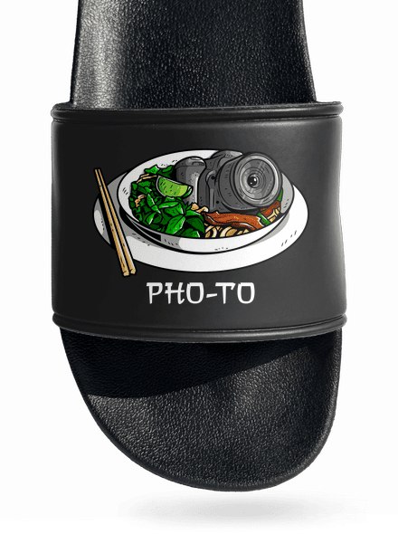 Pho-to pantofle Black