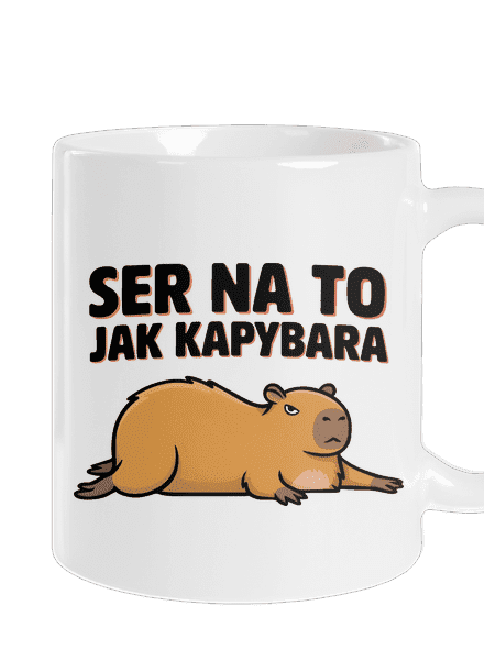 Jak kapybara klasický hrnek White