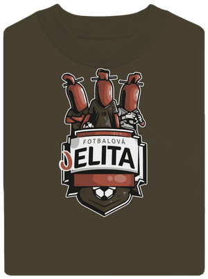 Fotbalová jelita unisex mikina bez kapuce Urban Khaki