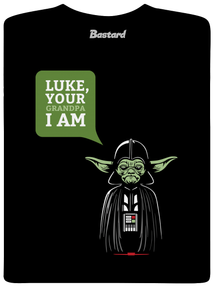 Mr. Yoda: Your grandpa I am dětské tričko Black