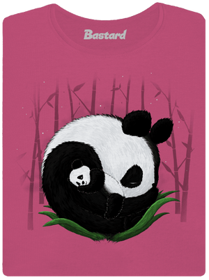 Dvě spící pandy dámské tričko premium Magenta
