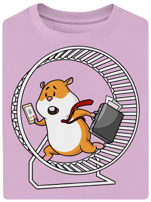 V jednom kole unisex tričko oversized Orchid