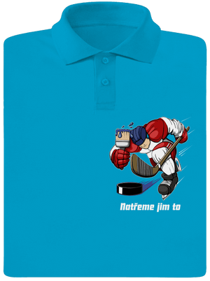 Natřeme jim to - Hokej pánská polokošile Blue Atol