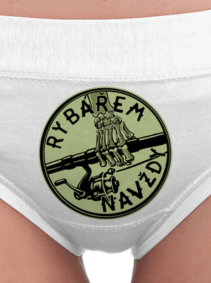 Rybářem navždy  dámské kalhotky White