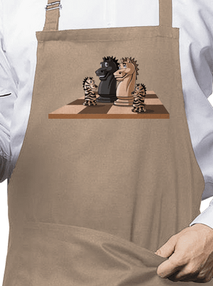 Šachová rodina zástěra Rope