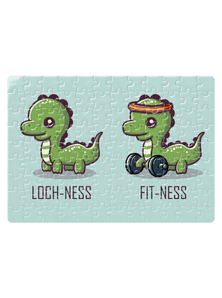 Fit-ness puzzle White