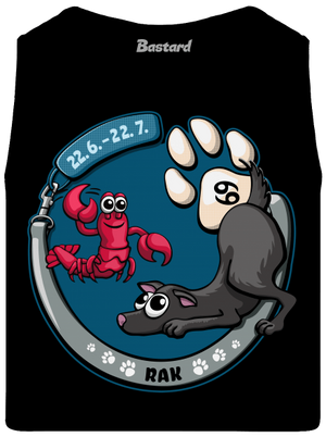 Psí horoskop: Rak pánské tílko Black