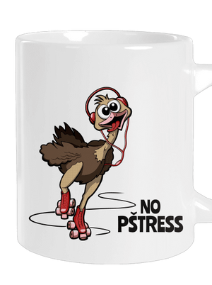 No pštress velký hrnek White
