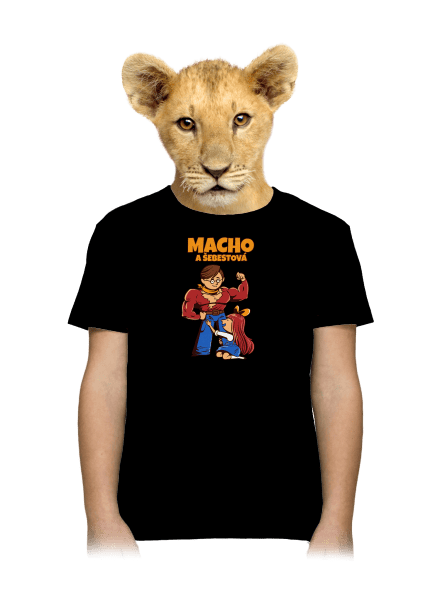 Macho a Šebestová dětské tričko Black