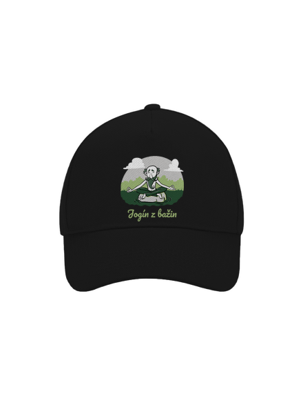 Jogín z bažin kšiltovka baseballka Black