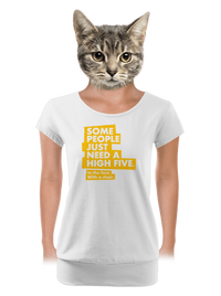 dámské tričko s lemem