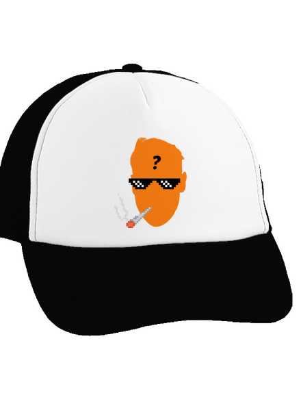 Thug life kšiltovka truckerka Black cap