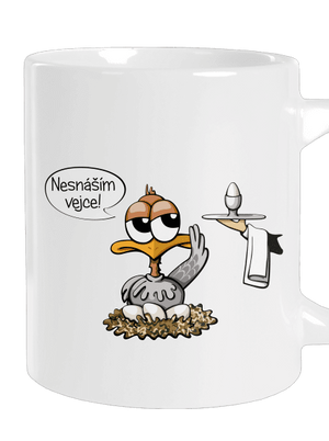 Nesnáším vejce velký hrnek White